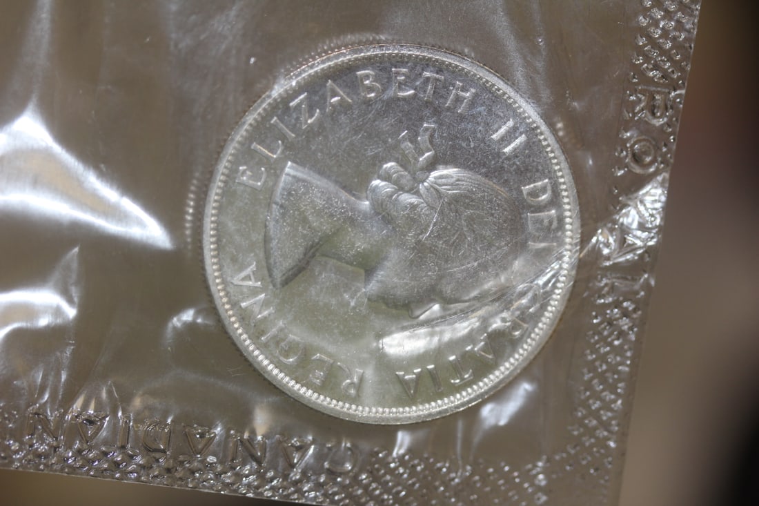 1963 80% Silver Canada Dollar: still sealed