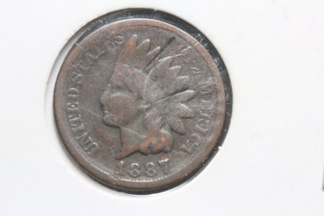 1887 Indian Head Cent: as shown