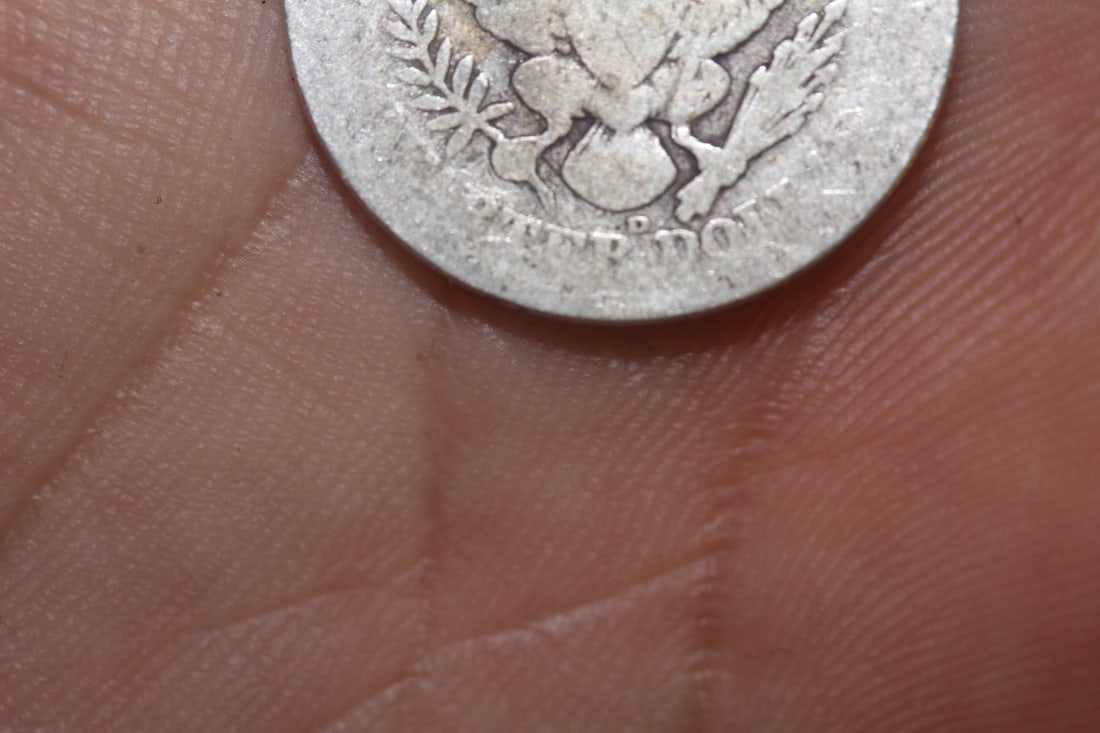 1908-D Barber Silver Quarter - 4