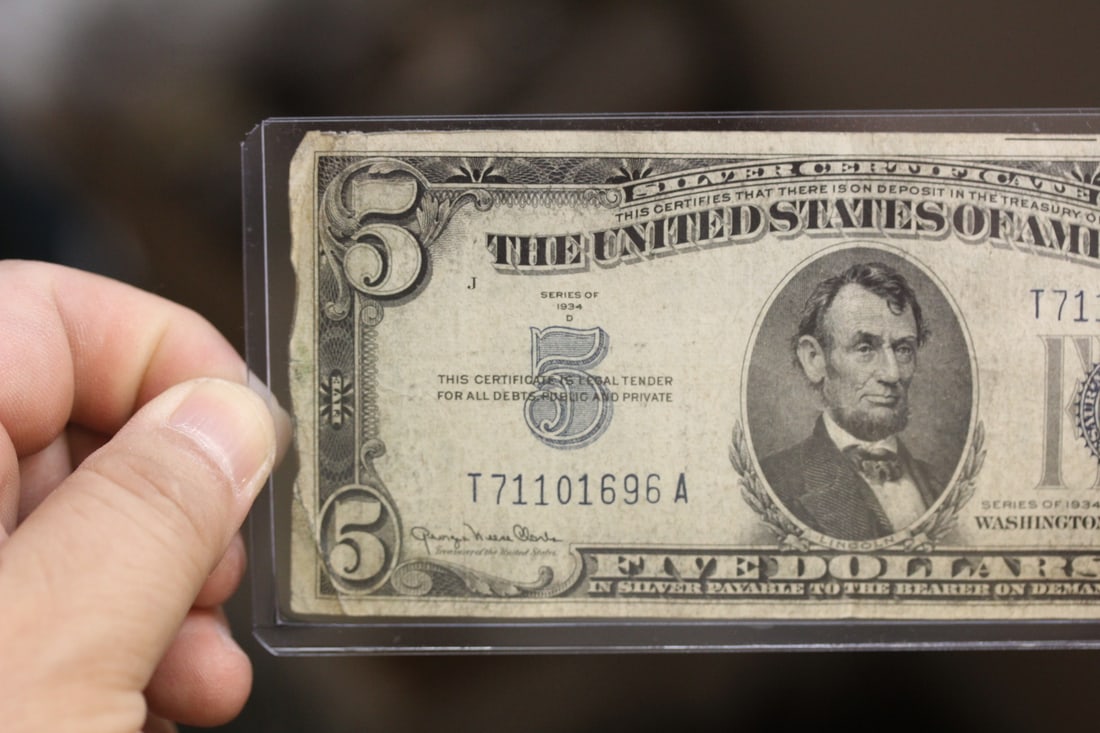1934-D $5.00 Note - 3