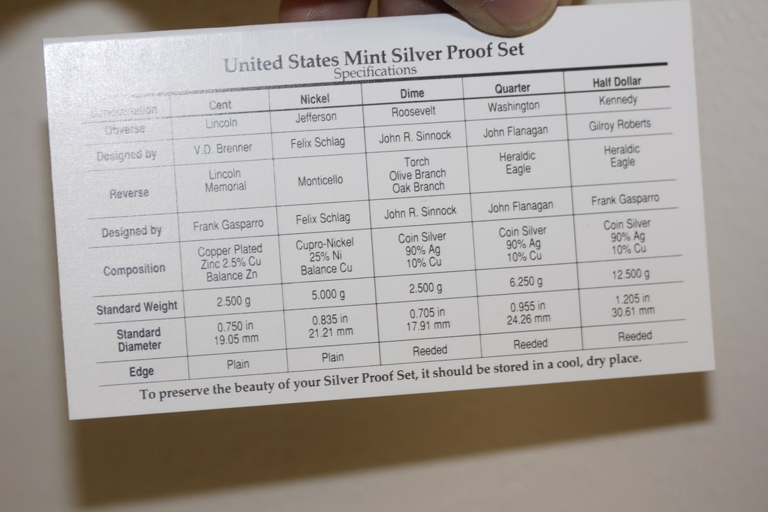 1995 US Mint Silver Proof Set - 4