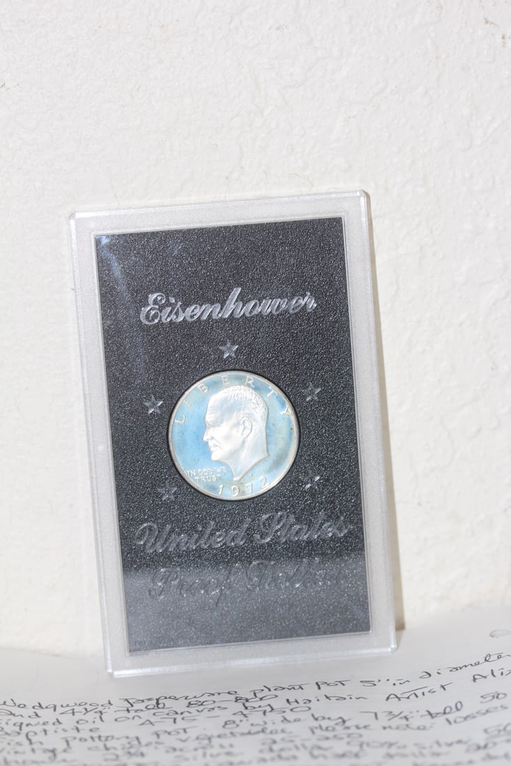 1972 Ike Proof Dollar: 40% silver