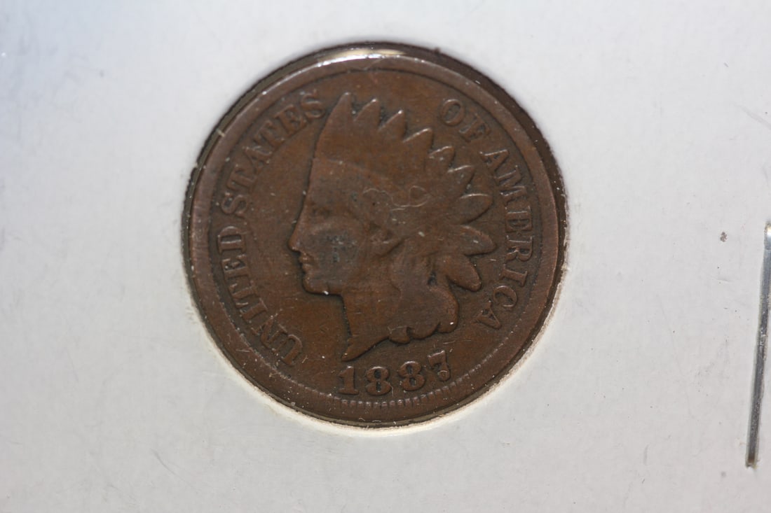 1887 Indian Head Cent (1 of 3)