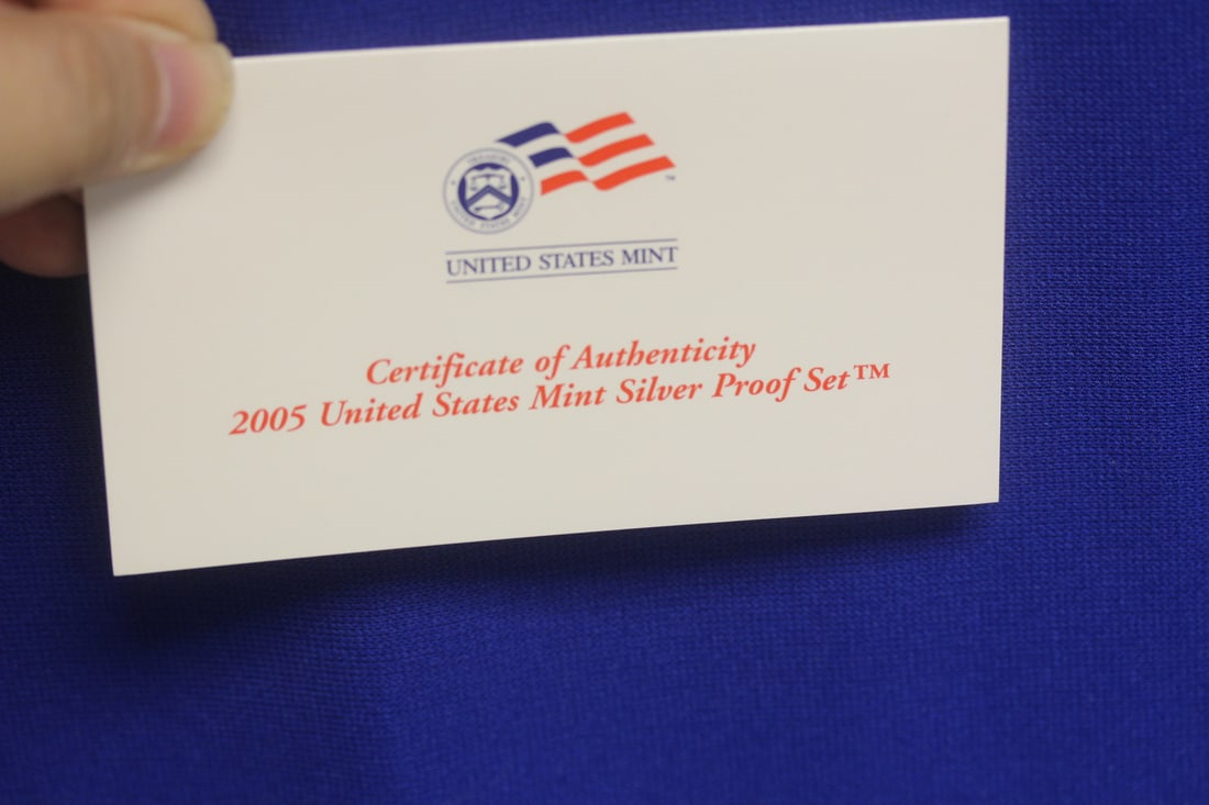 2005 US Mint Silver Proof Set - 3