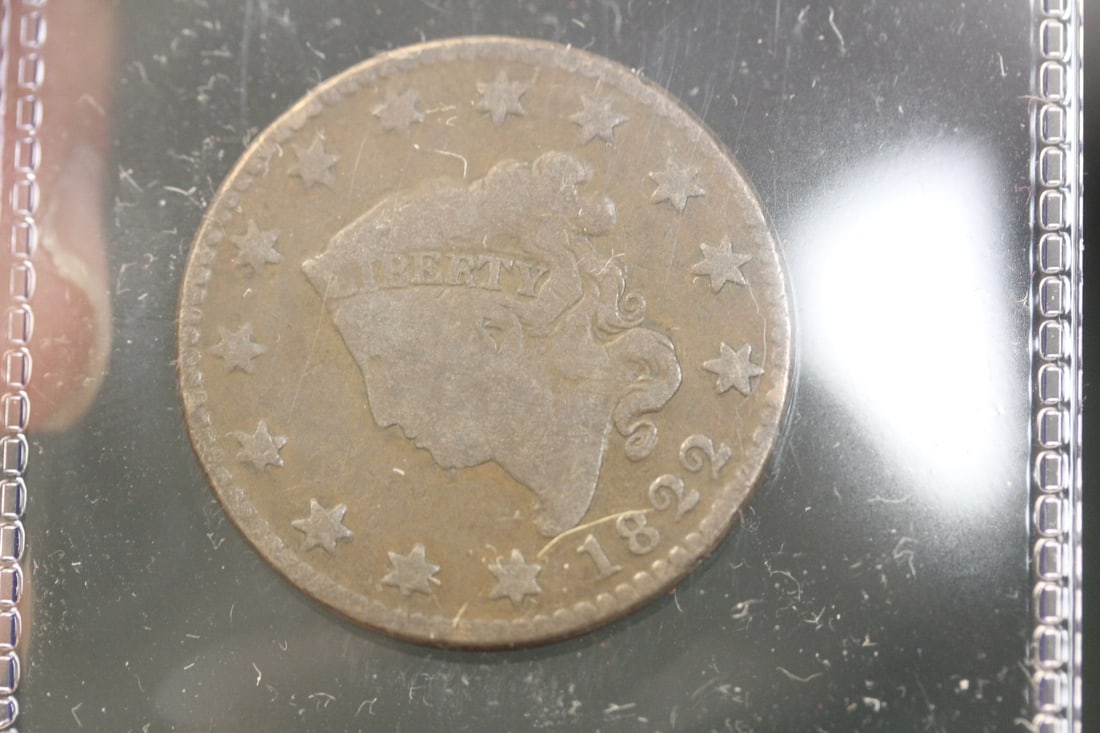 1822 Large Cent: as shown