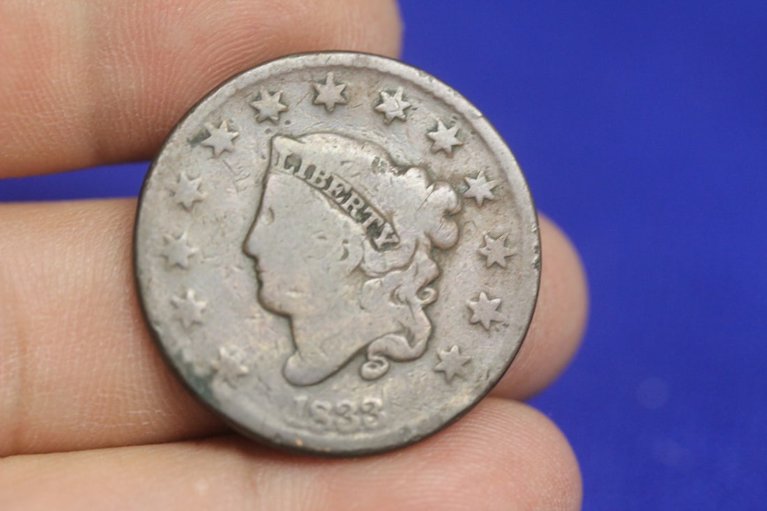 1833 Large Cent (1 of 3)