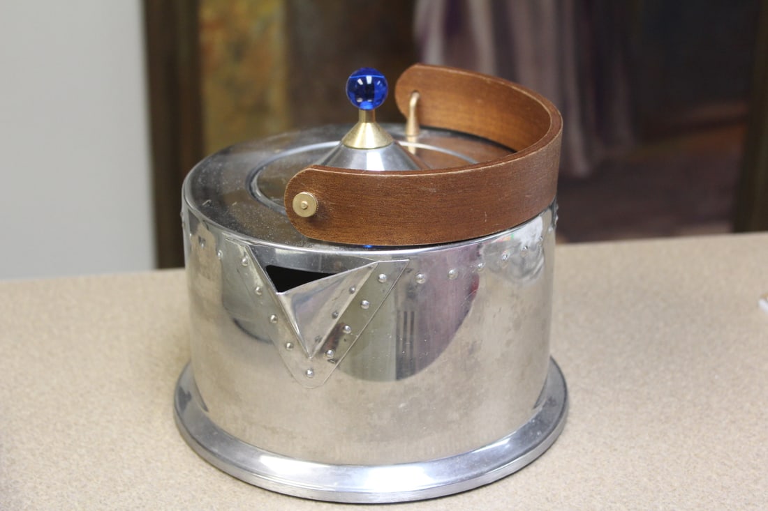Mid Century Modern Style Kettle: 7 1/2" in diameter - by Bodum, Italy