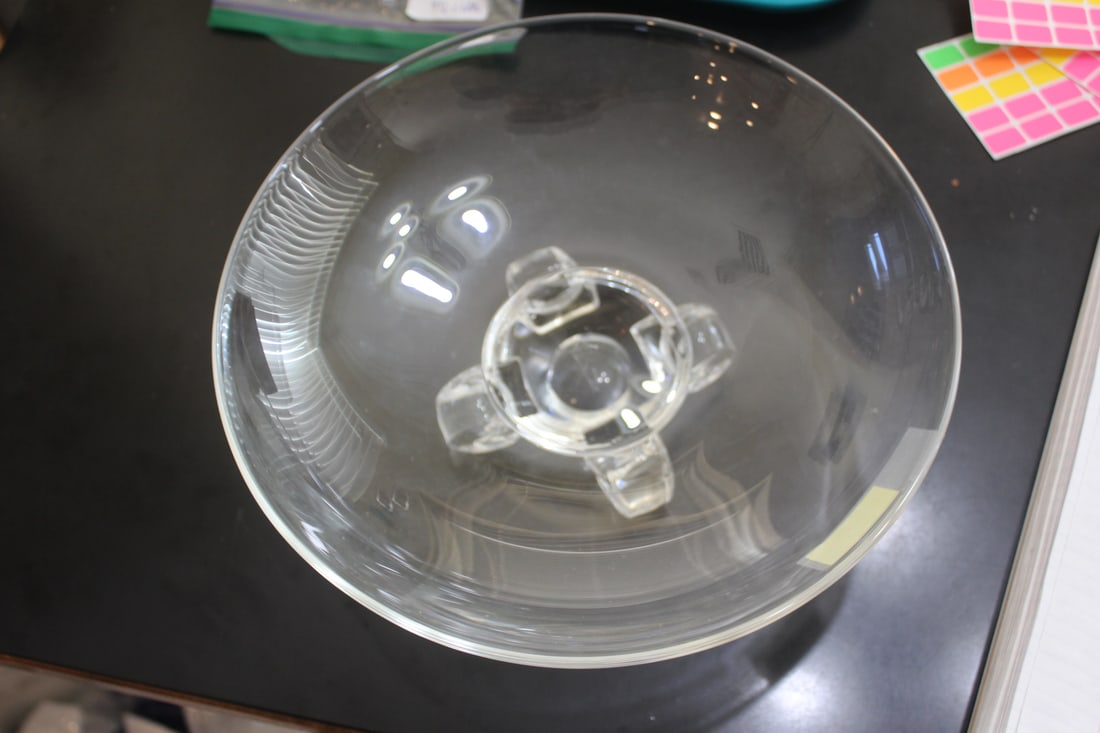 Signed Steuben Bowl: 10 3/4" in diameter