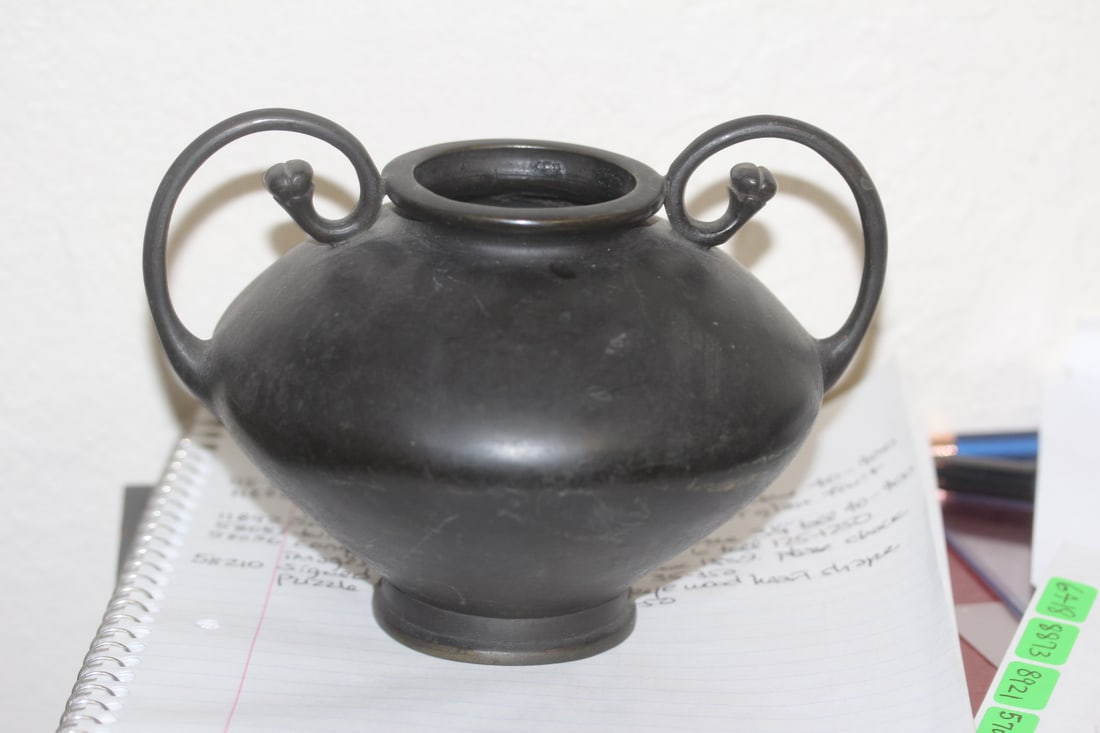 Signed Bronze Urn - 3
