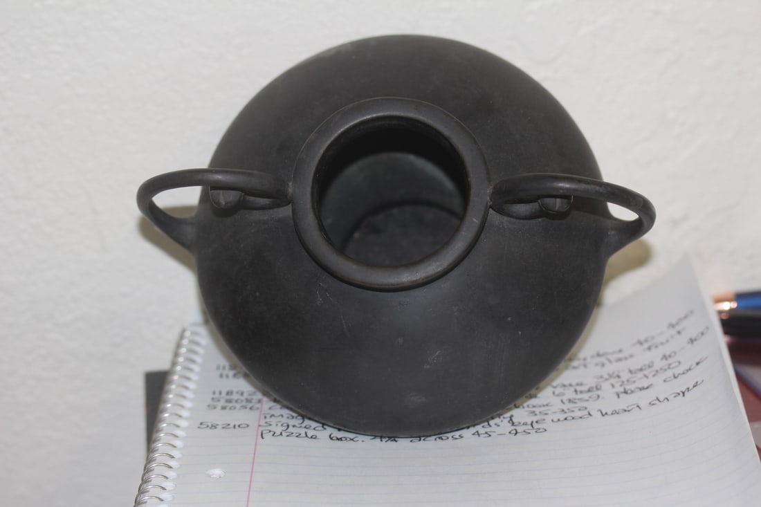 Signed Bronze Urn - 4