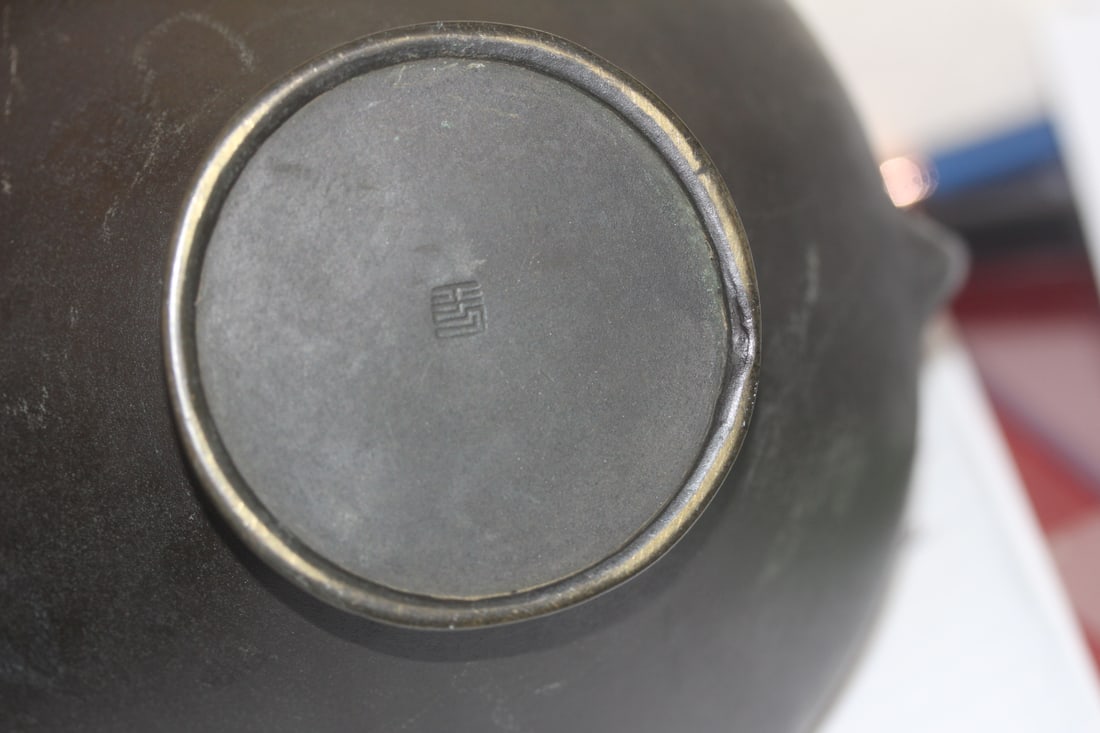Signed Bronze Urn - 5