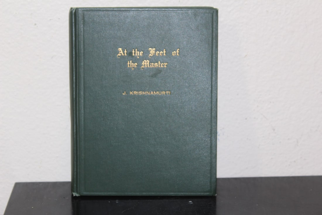 Rare Hardcover Book - "At the Feet of the Master": by J. Krishnamurti - small, little book