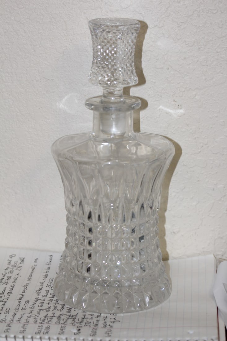 Press Glass Decanter - 2