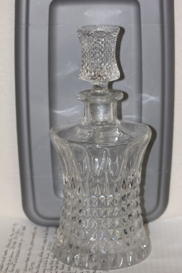 Press Glass Decanter - 3