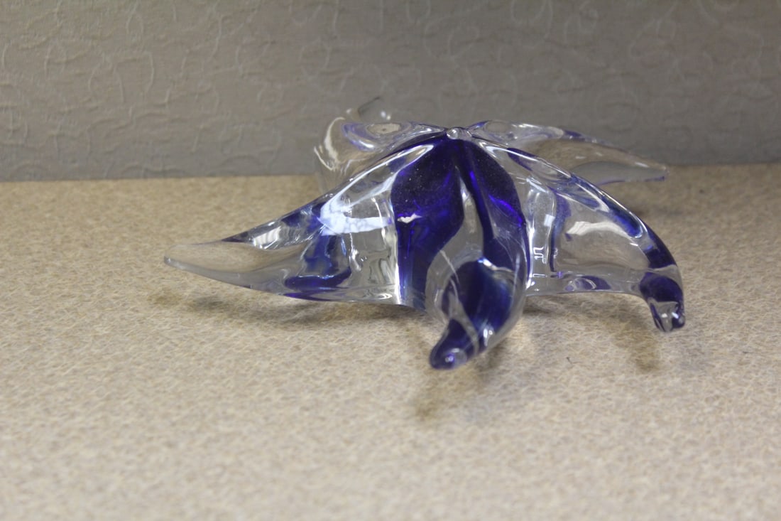 Artglass Star Fish: 5 5/8" across