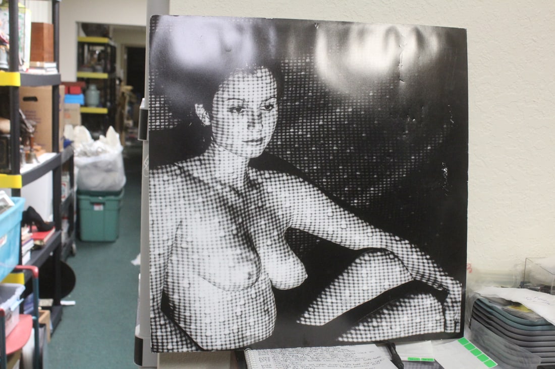 Black and White Nude Photograph: or print - 19 3/4" square