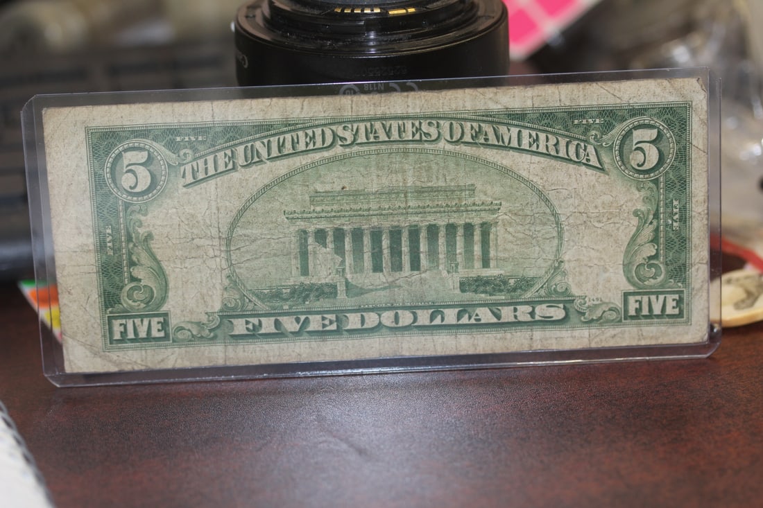 1934 $5.00 Note - 2