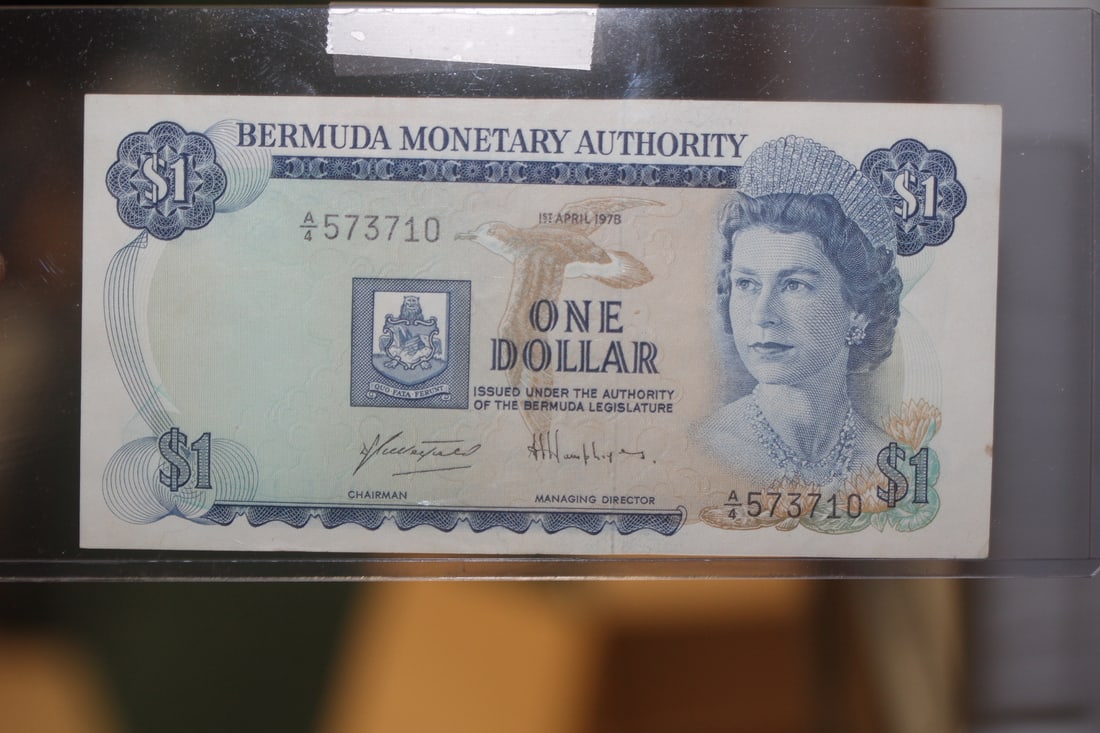 1978 Bermuda $1.00 Note: as shown
