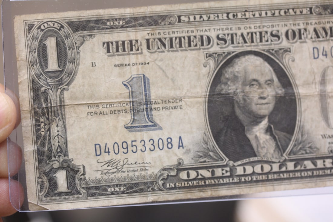 One dollar silver certificate - 2