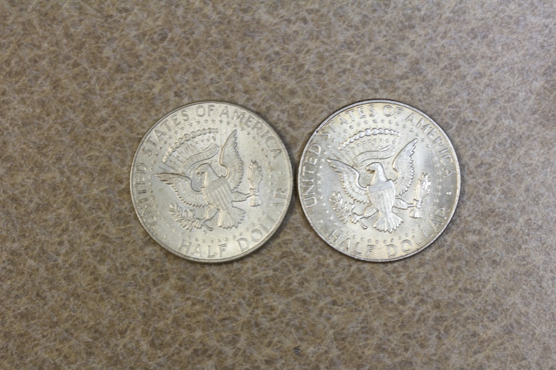 Lot of 2 Kennedy Halves - 2