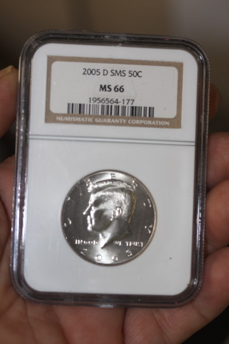 NGC Graded 2005-D SMS 50c: or Kennedy half dollar - MS66