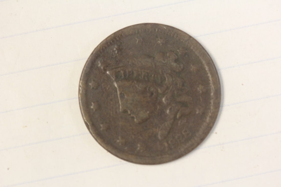 1838 US Large Cent: as shown