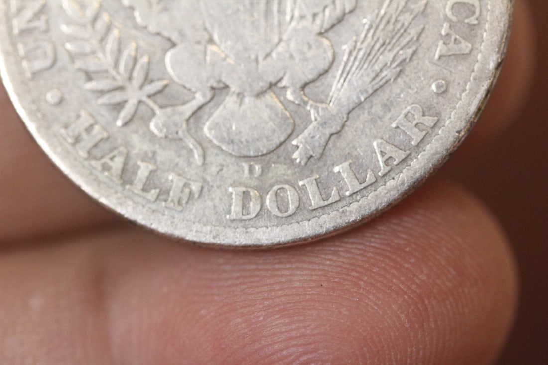 1908-D Barber Silver Half Dollar - 3