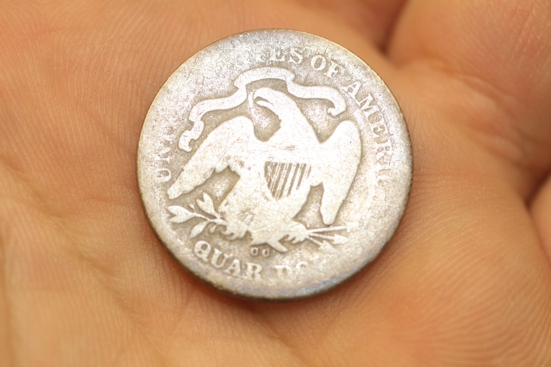 1876-CC Seated Quarter - 2