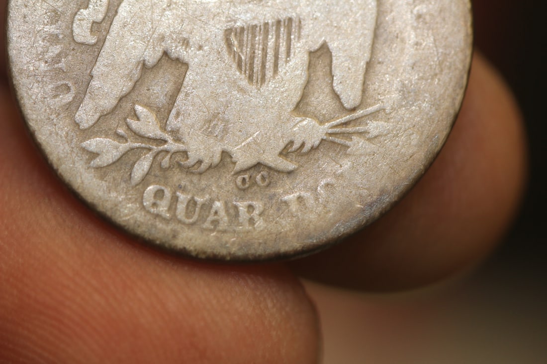 1876-CC Seated Quarter - 3
