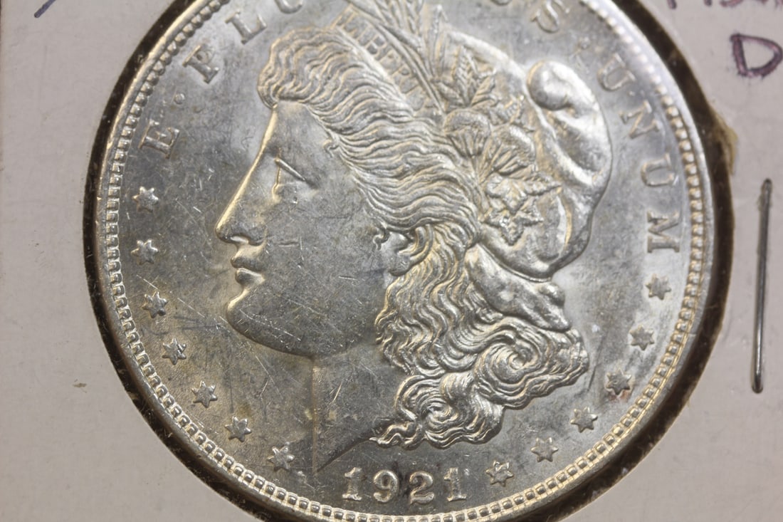 1921-D Morgan Silver Dollar - 2