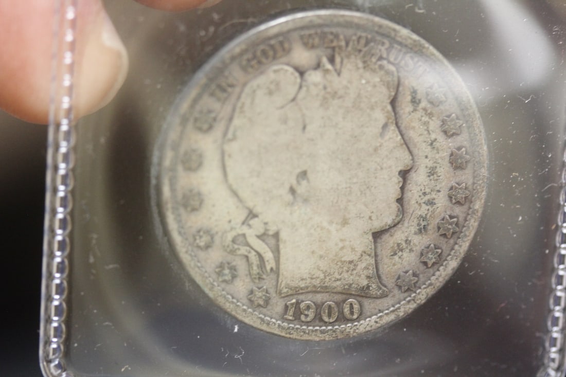 1900 Barber Silver Half Dollar: as shown