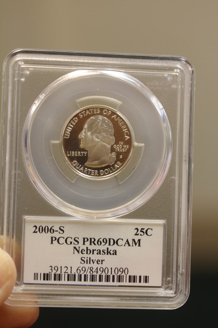 PCGS Graded Silver Quarter: PR69 DCAM