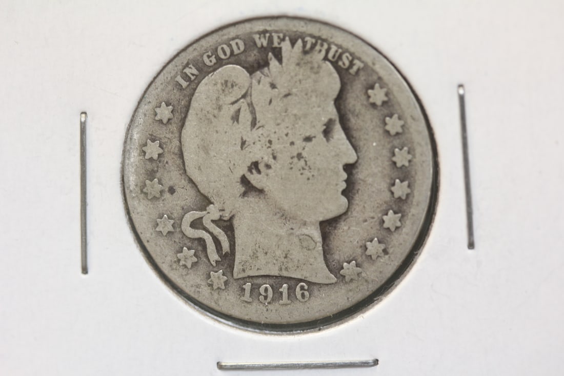 1916-D Barber Quarter: as shown