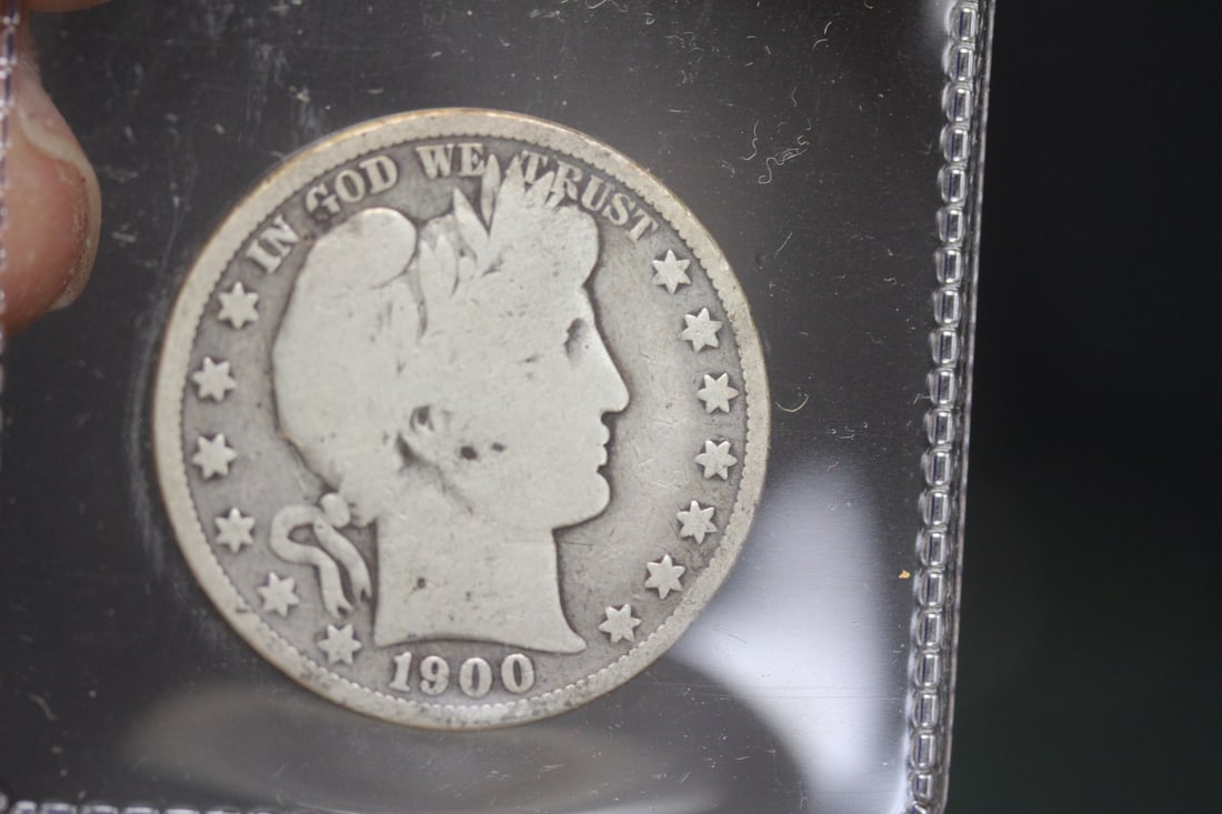 1900 Barber Silver Half Dollar: as shown