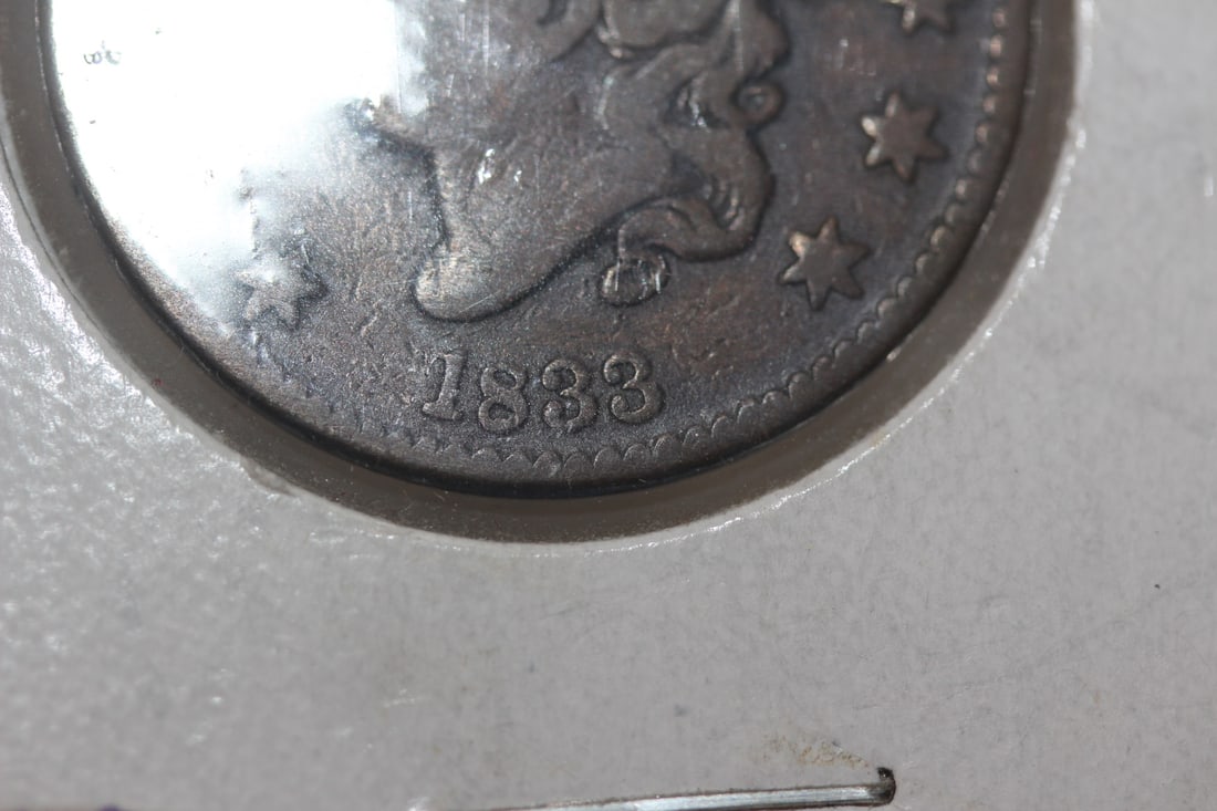 1833 Large Cent - 2