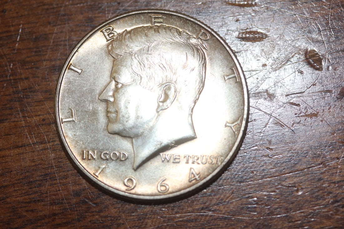 1964 Kennedy Half Silver Dollar (1 of 2)