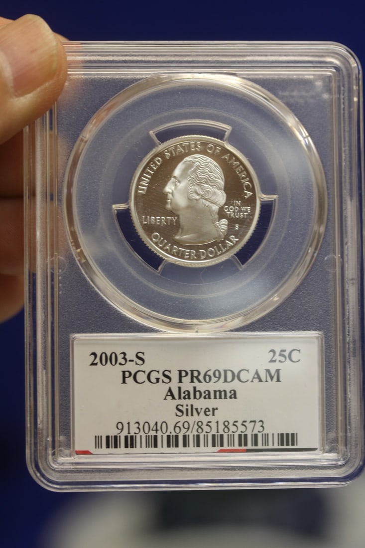 PCGS Graded Silver Quarter: PR69 DCAM