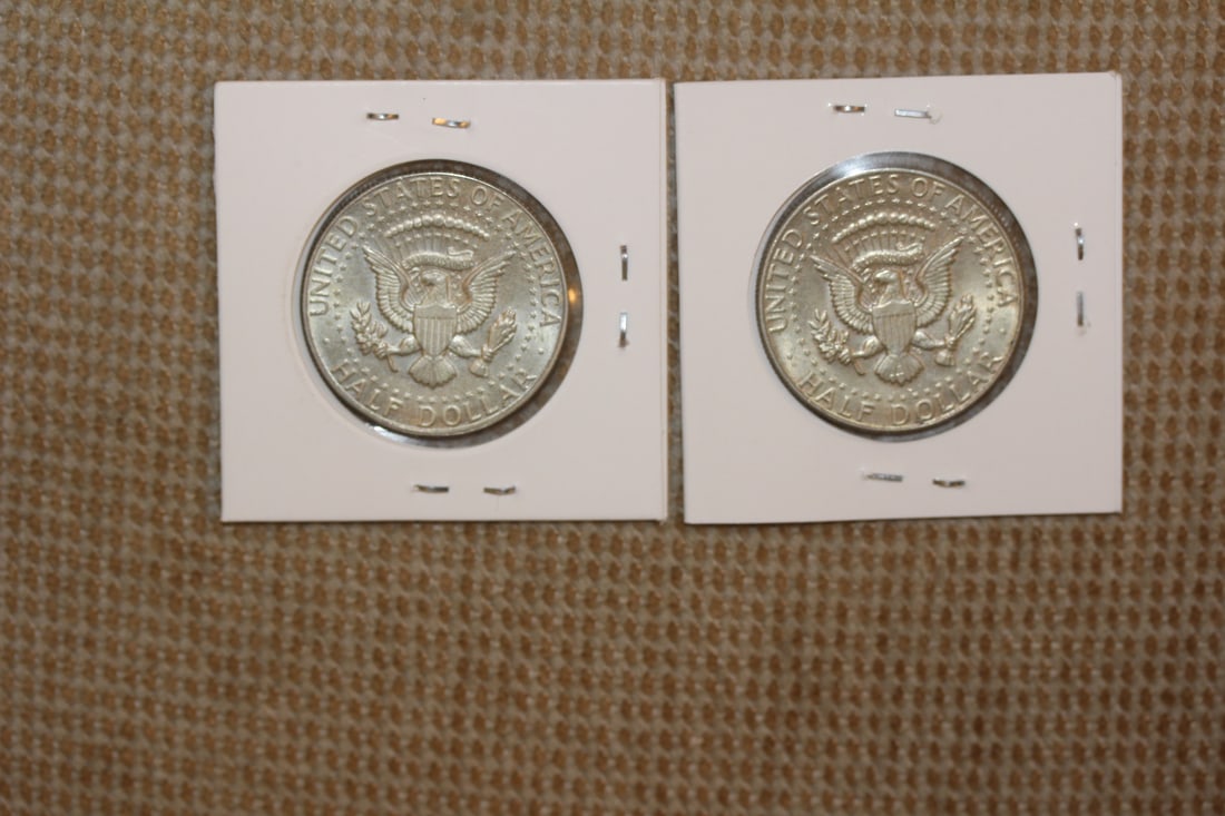 Lot of 2 Kennedy Halves - 2