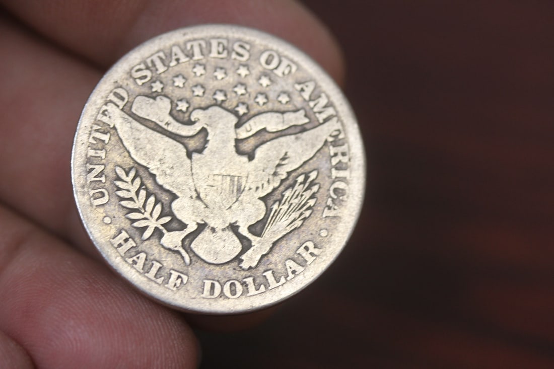 1902 Barber Silver Half Dollar - 2