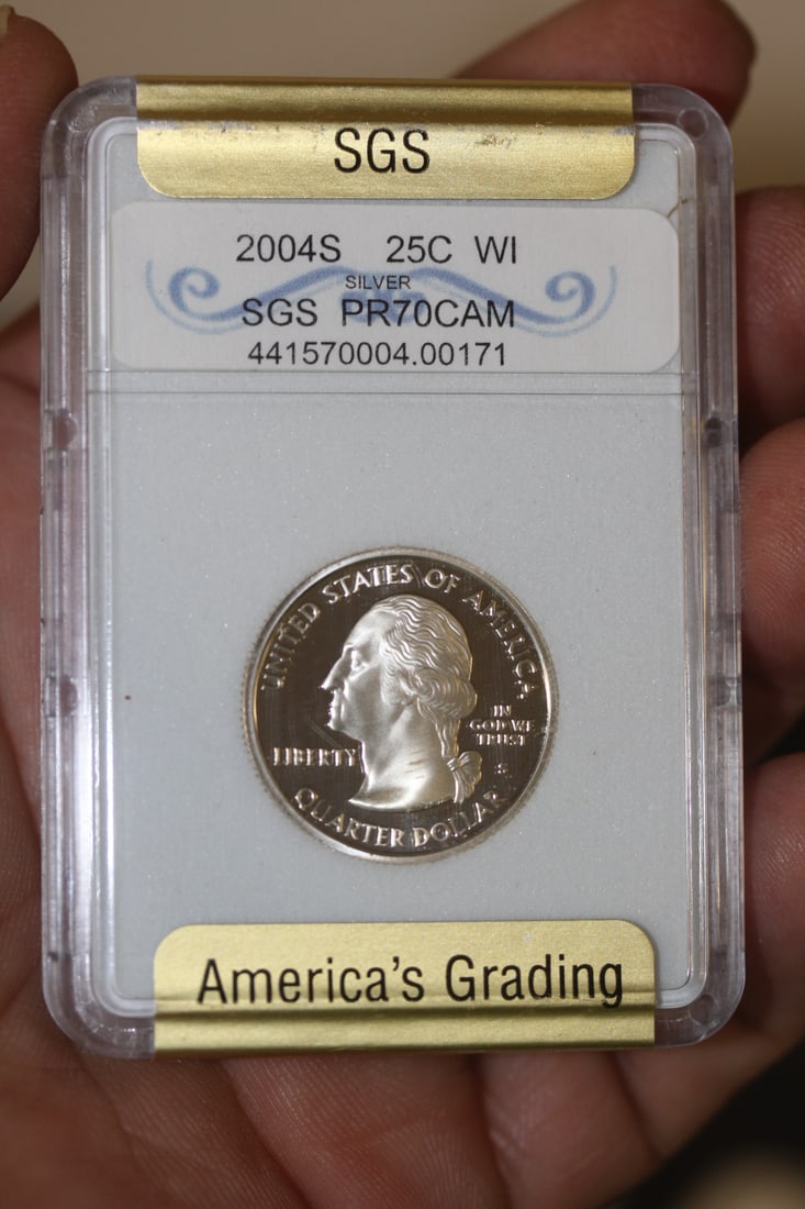 SGS Graded 2004-S Quarter: PR70 - DCAM