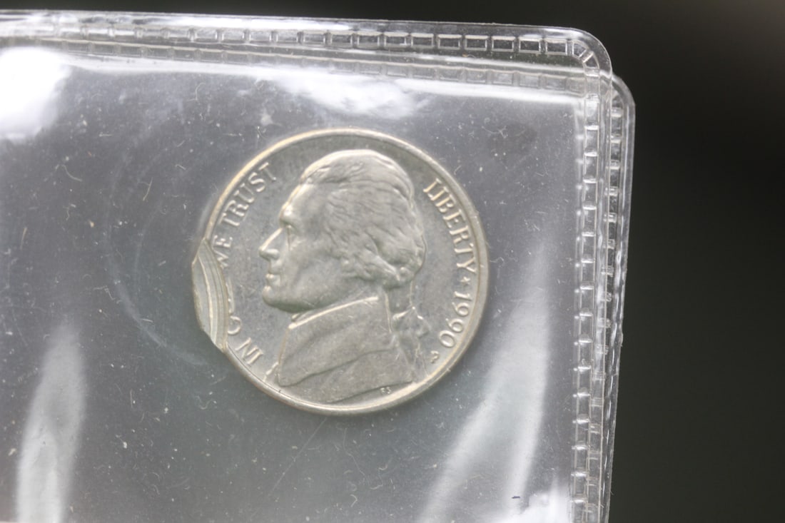 Mint Error 1990 Jefferson Nickel (1 of 2)