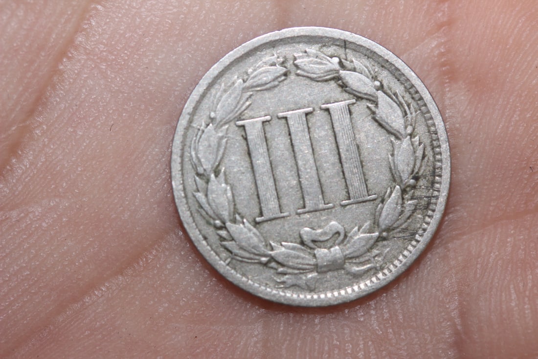 1866 3 cent Piece - 2