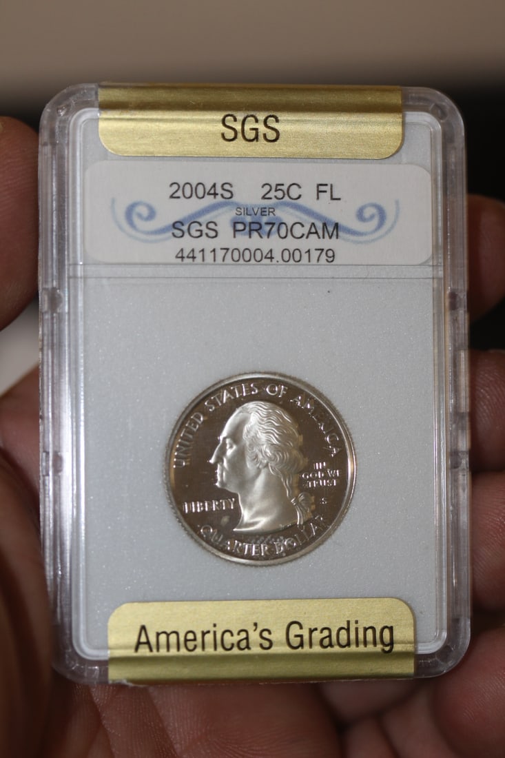 SGS Graded 2004-S Quarter: PR70 - DCAM
