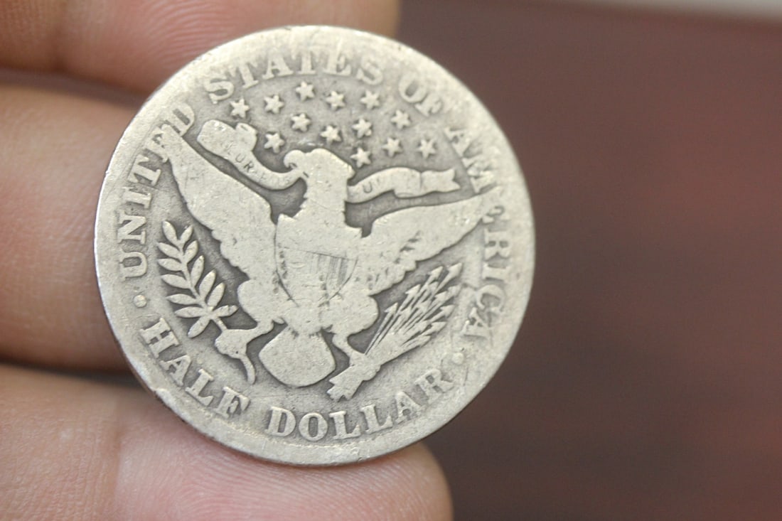 1902 Barber Silver Half Dollar - 2