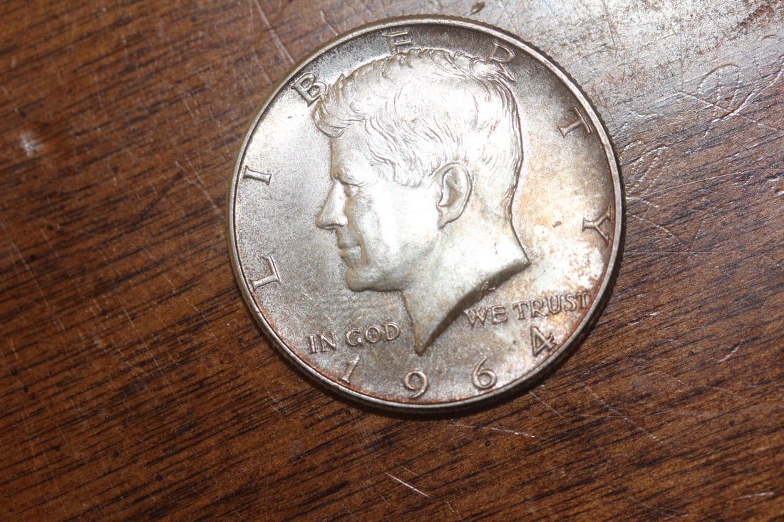1964 Kennedy Half Silver Dollar: 90% silver