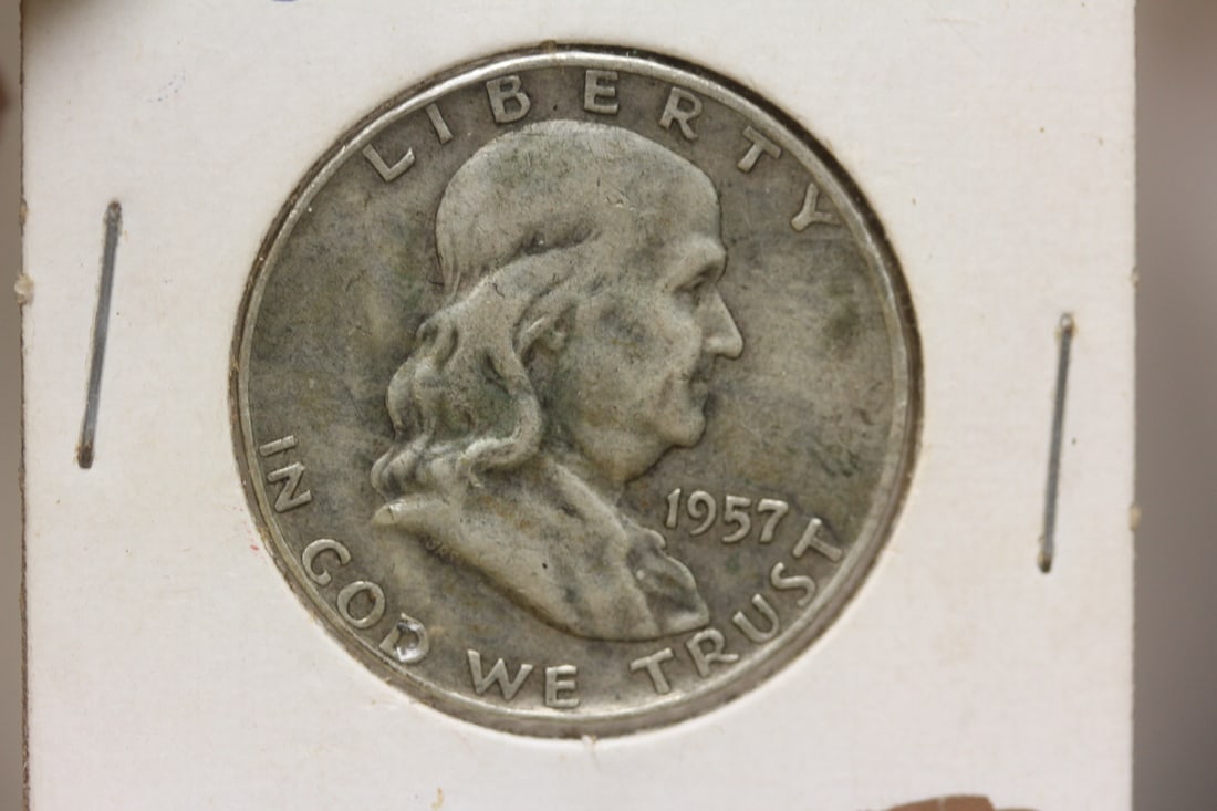 1957-D Franklin Half Dollar (1 of 3)
