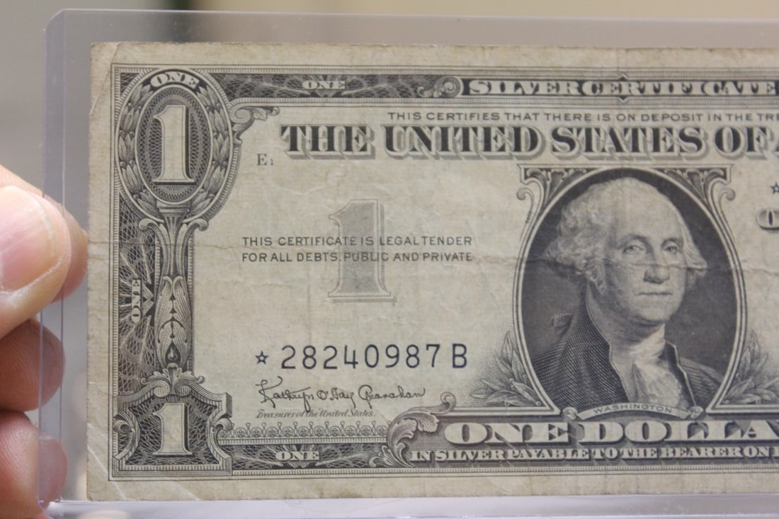 1957 Blue Seal Star $1.00 Note - 2