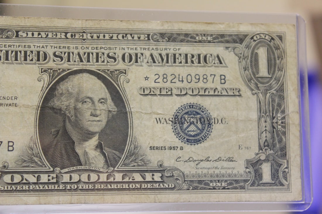 1957 Blue Seal Star $1.00 Note - 3