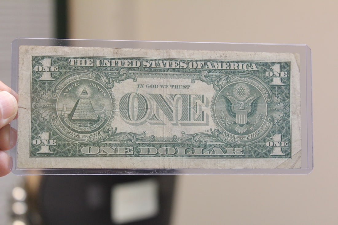 1957 Blue Seal Star $1.00 Note - 4