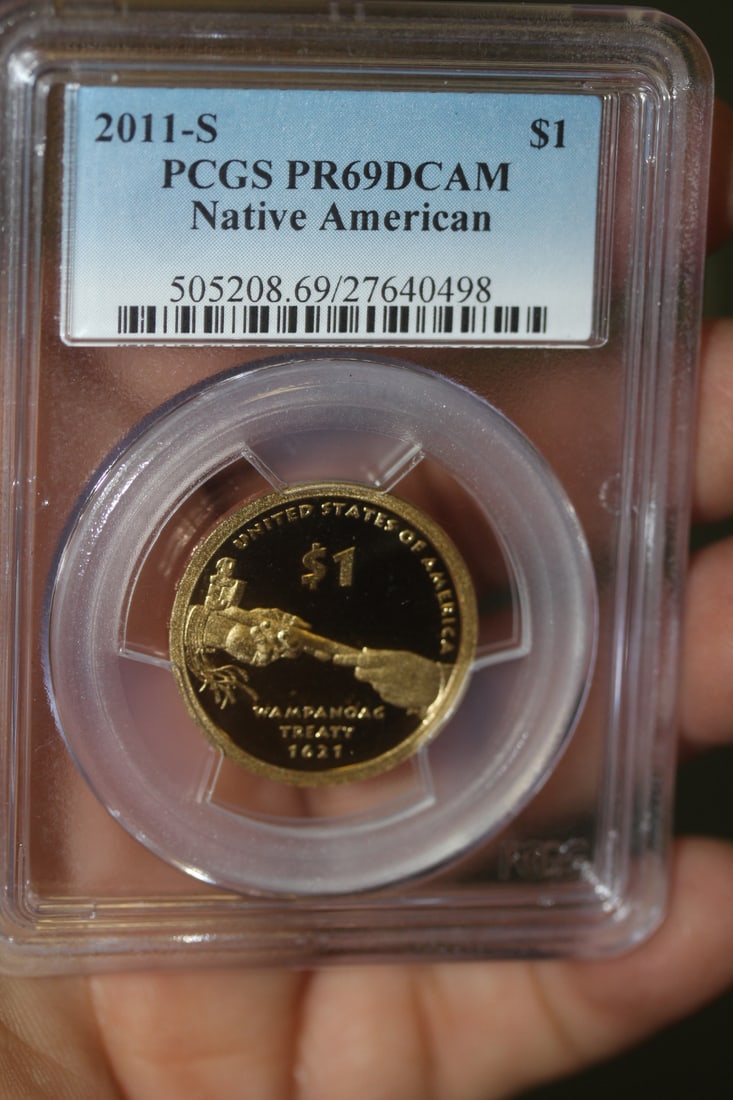 PCGS Graded 2011-S $1.00: Native American - PR69 DCAM